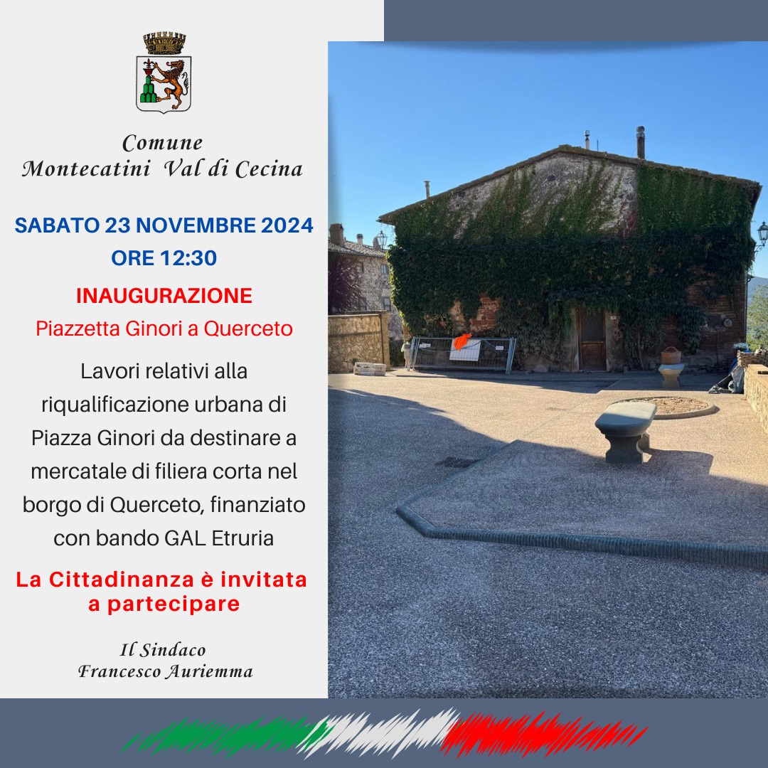 Manifesto inaugurazione